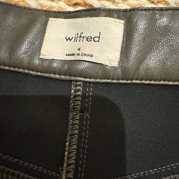 Aritzia Wilfred Melina Pant - Size 4 - Grey Peppercorn - Picture 5 of 6